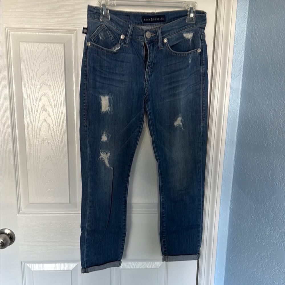 Rock & Republic distressed jeans